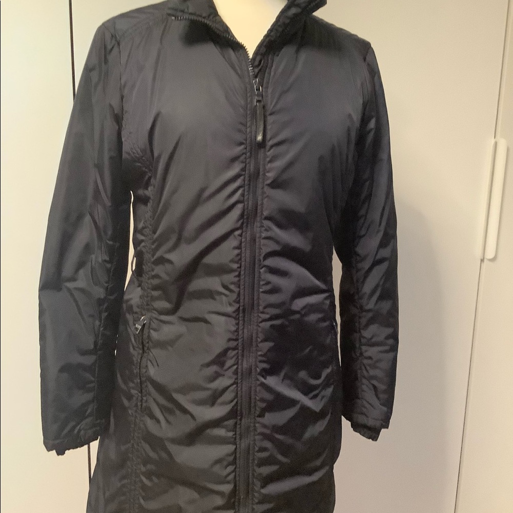 Prada lightweight dark blue coat sz44 - Picture 2 of 16